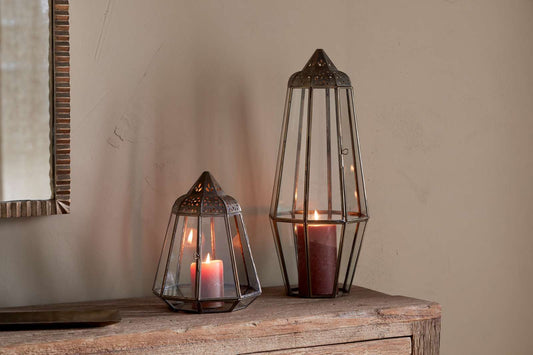 Nyiruan Lantern - Brass & Clear