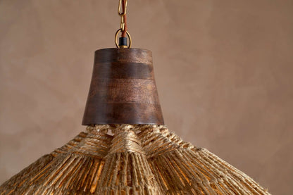 Tudai Woven Jute Pendant - Natural