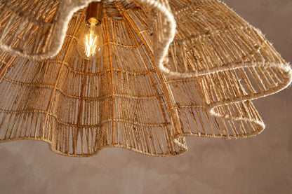 Tudai Woven Jute Pendant - Natural