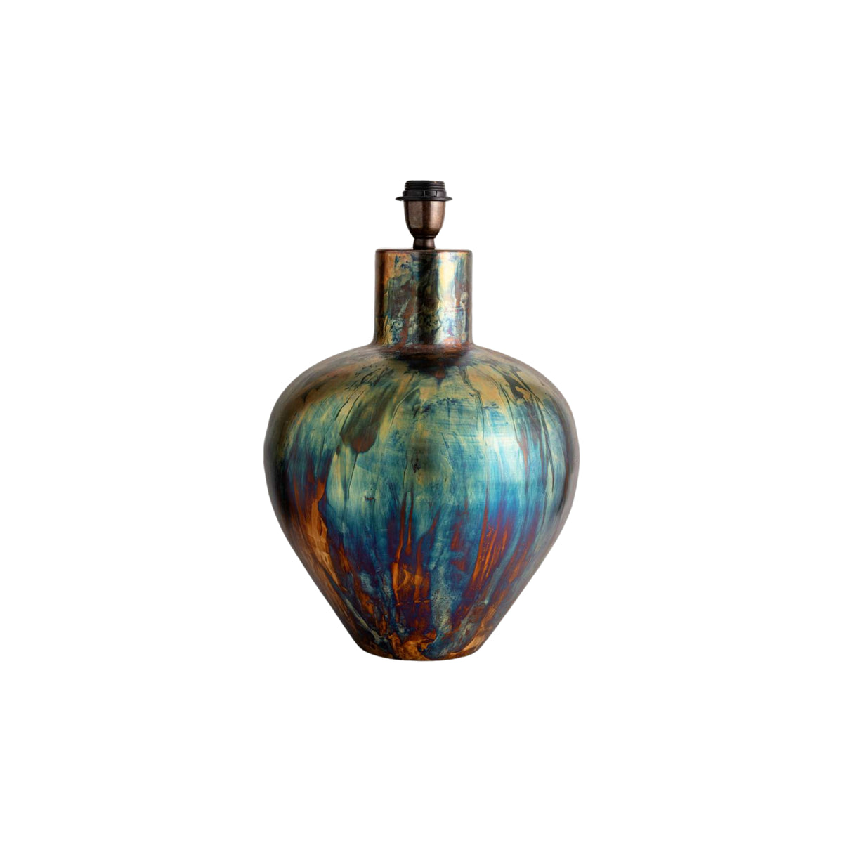 Higala Antique Table Lamp Base - Burnished Bronze