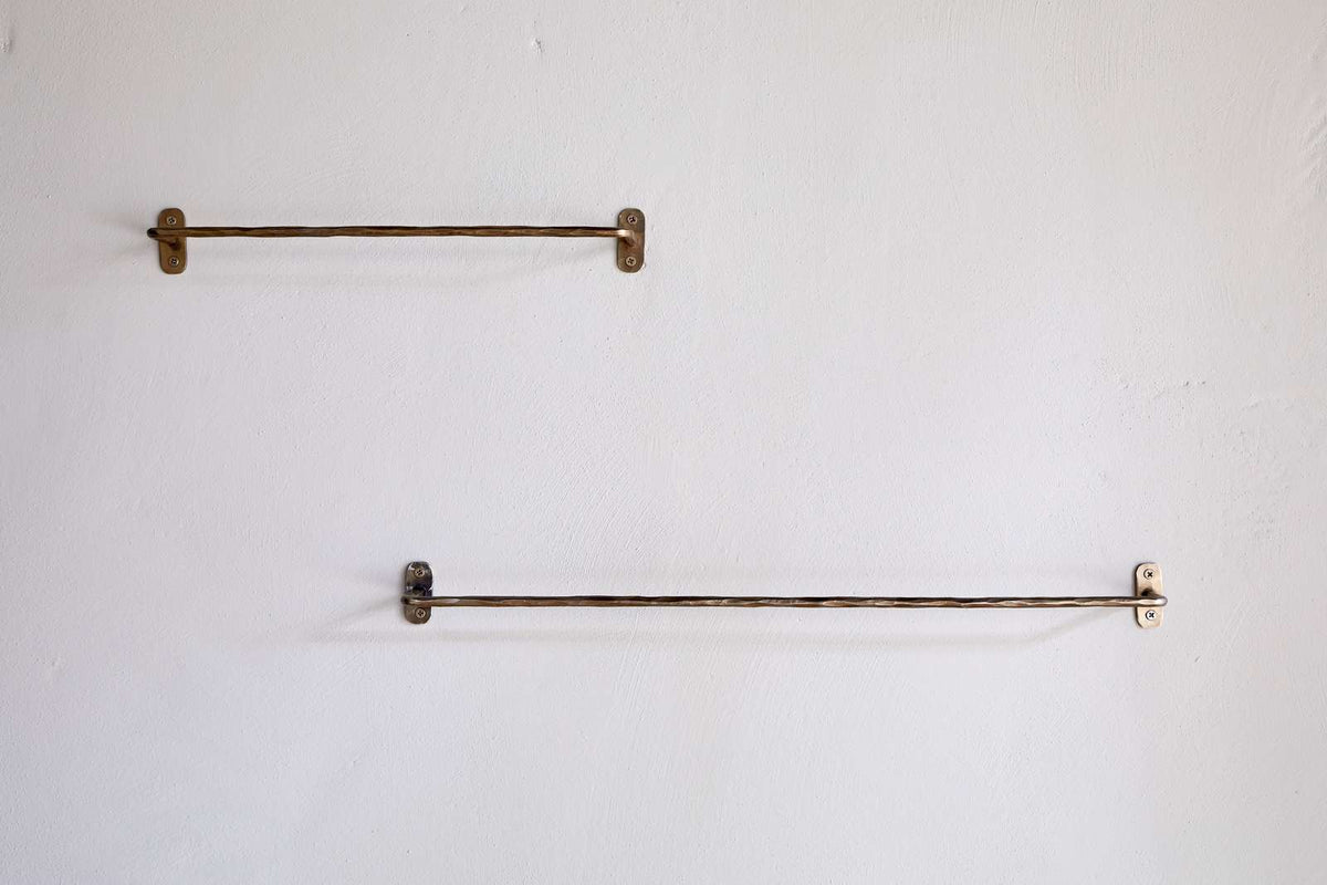 Olani Bathroom Hanging Rail - Antique Brass