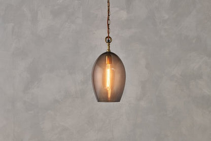 Otoro Recycled Glass Pendant - Smoke