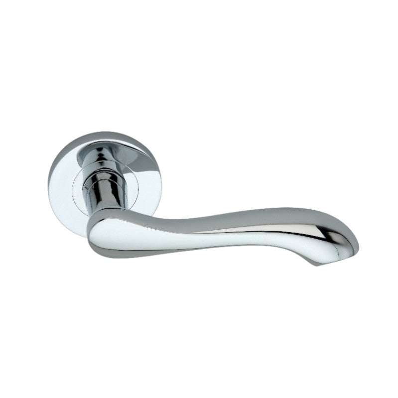 Polished Chrome Lever Door Handle Home Decor