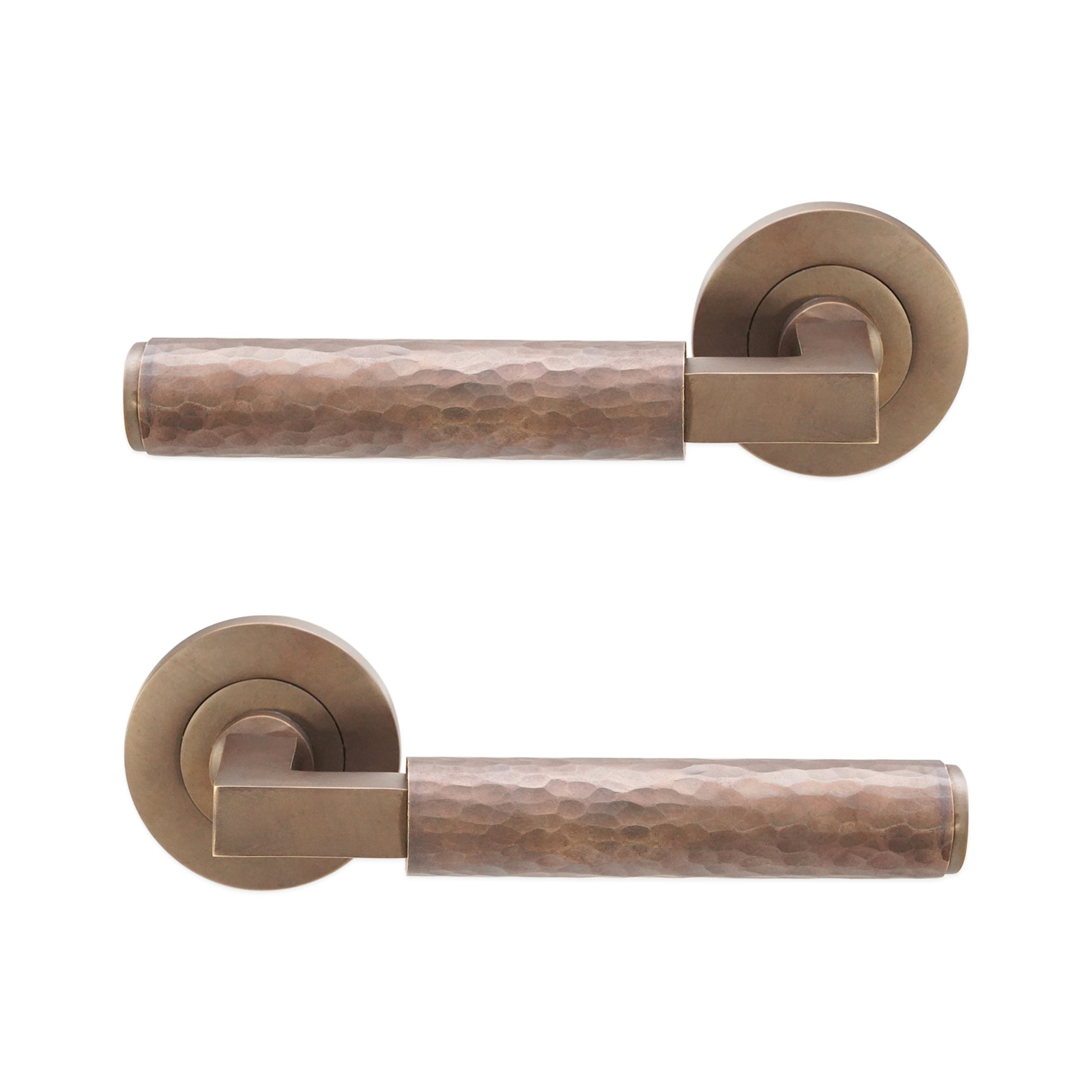 Matt Antique Lever on Rose Door Handle Home Decor 
