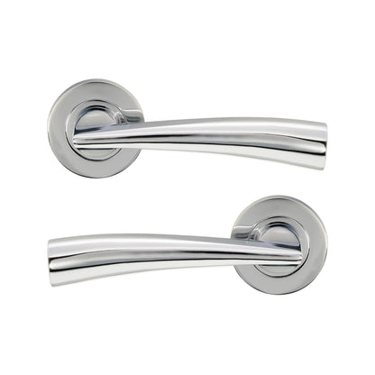 Polished Chrome Leygo Lever Door Handle Home Decor
