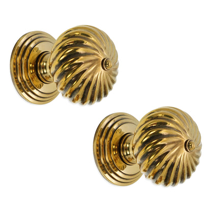 Aged Brass Mortice Door Knob Home Decor 