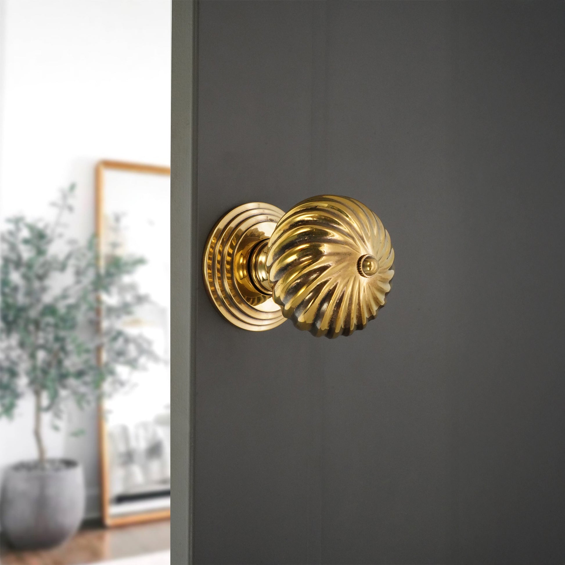 Aged Brass Mortice Door Knob Home Decor 