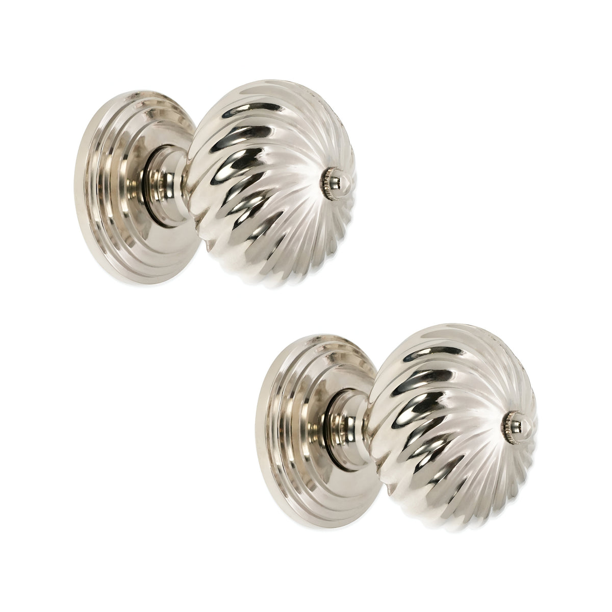 Burcot Mortice Door Knob Polished Nickel Home Decor