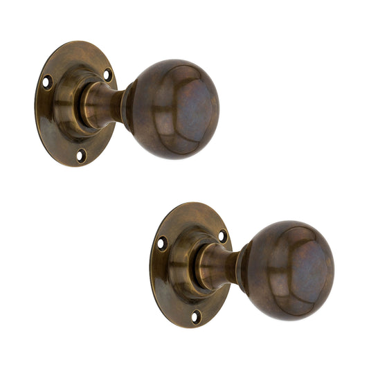 Ball Mortice Door Knob Antique