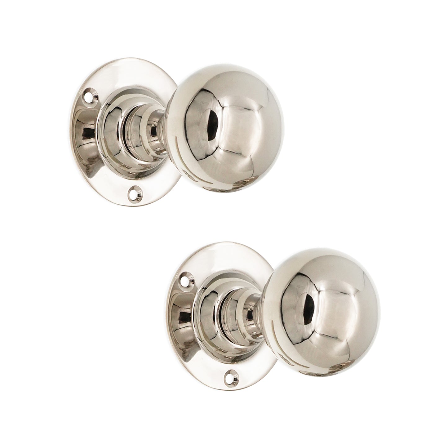 Ball Door Knob Polished Nickel Home Decor