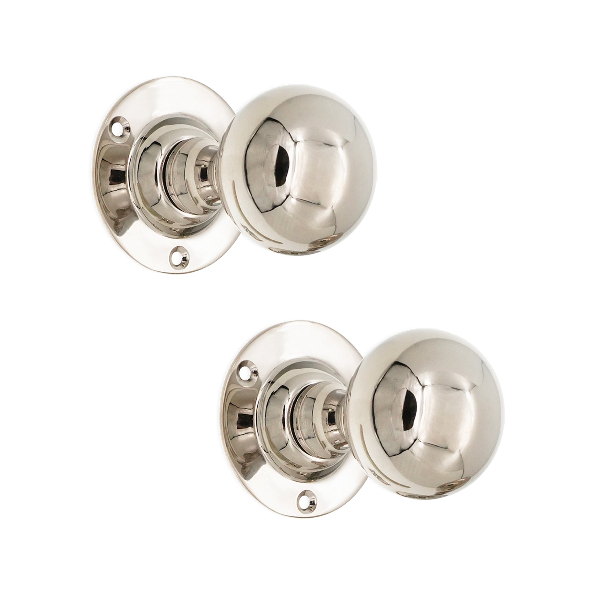 Ball Door Knob Polished Nickel Home Decor