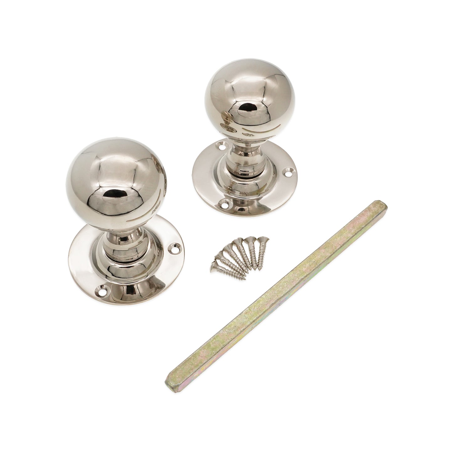 Ball Door Knob Polished Nickel Home Decor