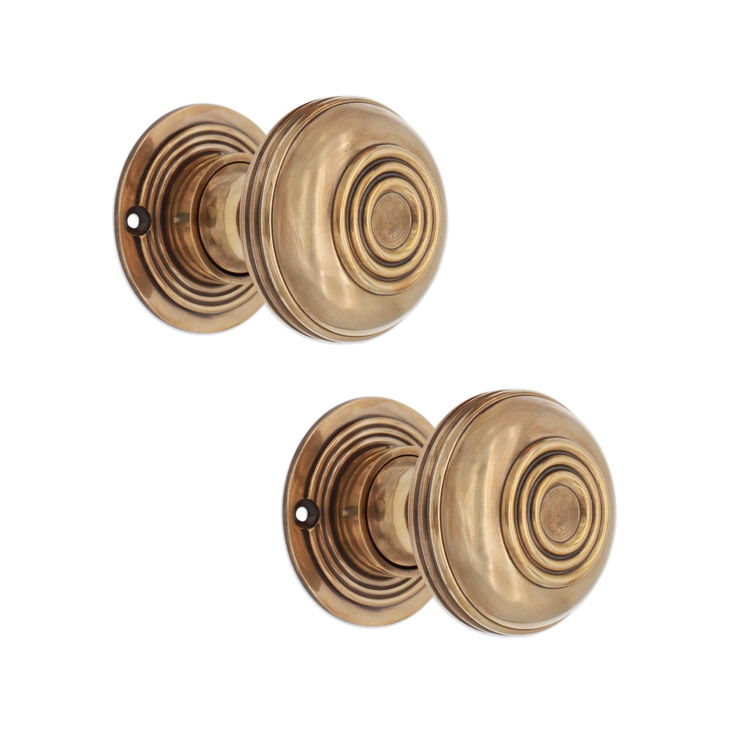 Bloxwich Large Rim Door Knob Aged Brass Home Decor