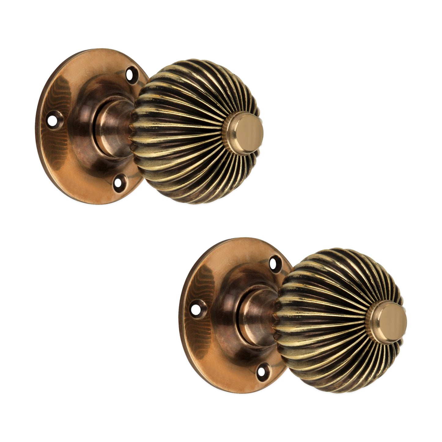 Regency Door Knob Aged Brass Home Decor