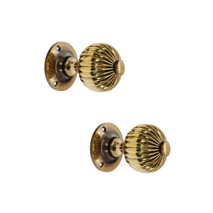 Regency Door Knob Aged Brass Home Decor