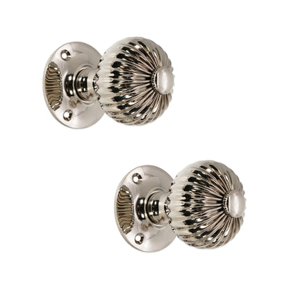 Regency Door Knob Polished Nickel Home Decor