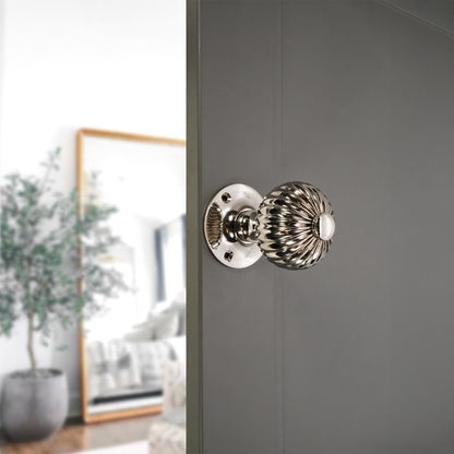 Regency Door Knob Polished Nickel Home Decor