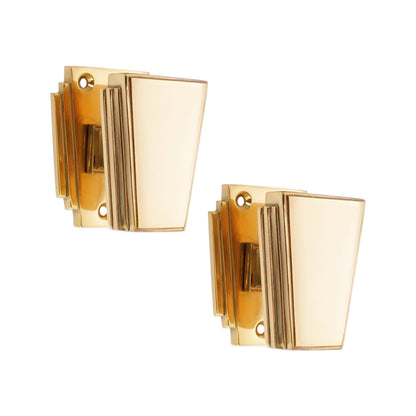 Triago Door Knob Polished Brass Home Decor