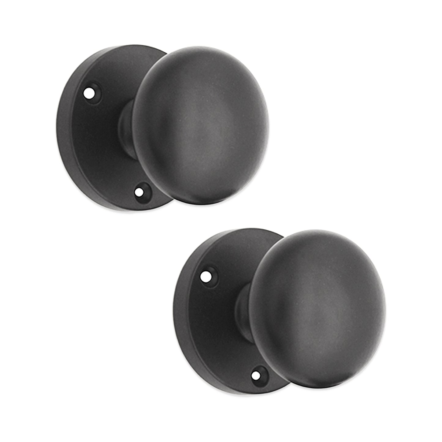 Victorian Door Knob Matt Black Home Decor