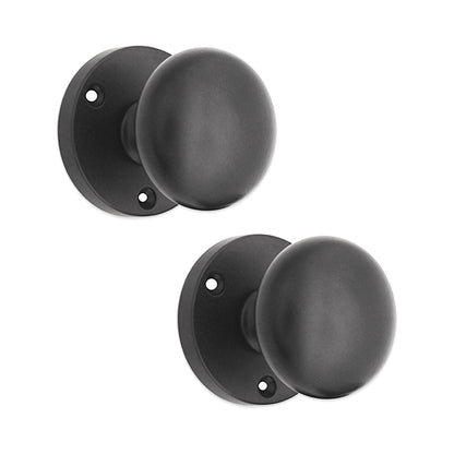 Victorian Door Knob Matt Black Home Decor