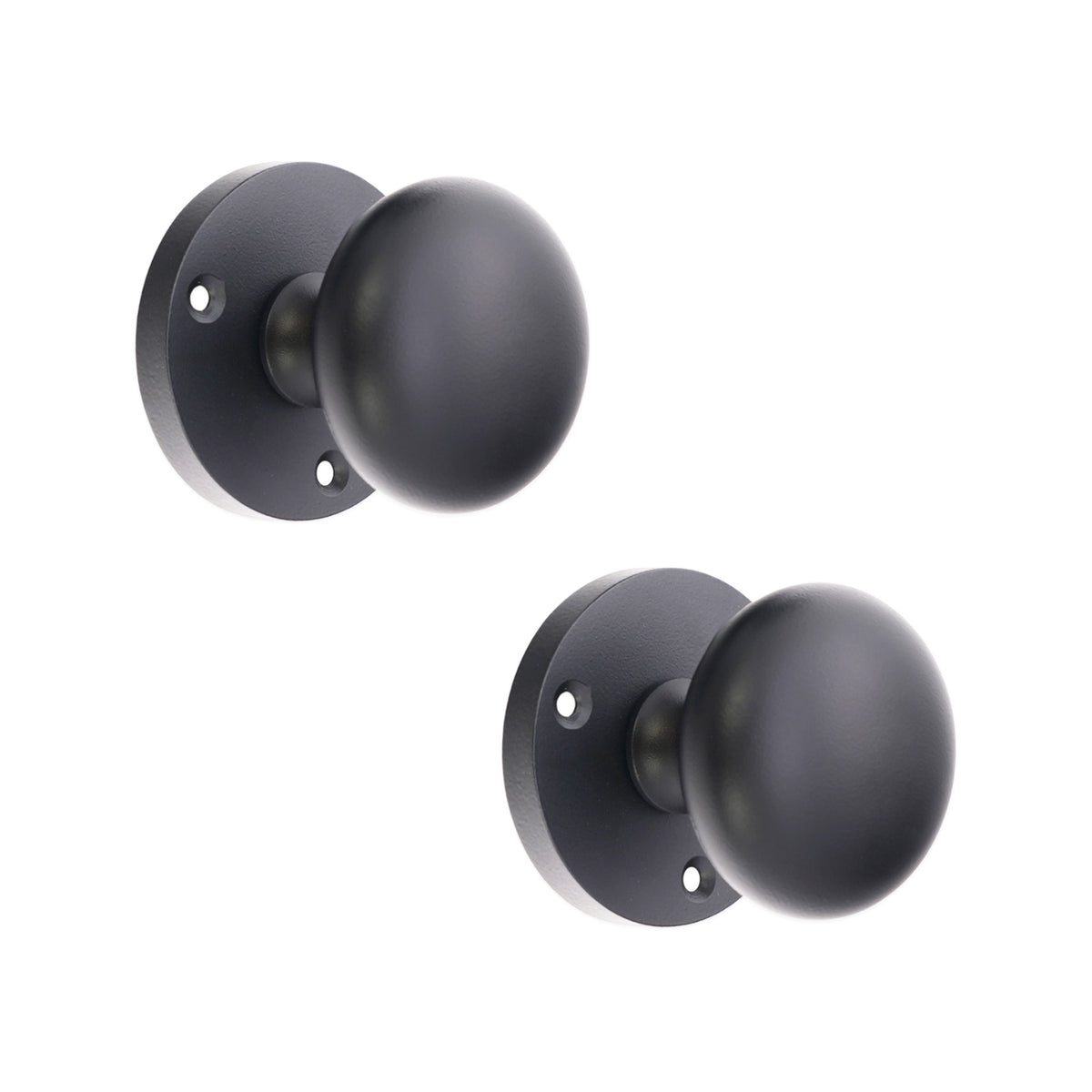 Matt Black Victorian Door Knob Home Decor