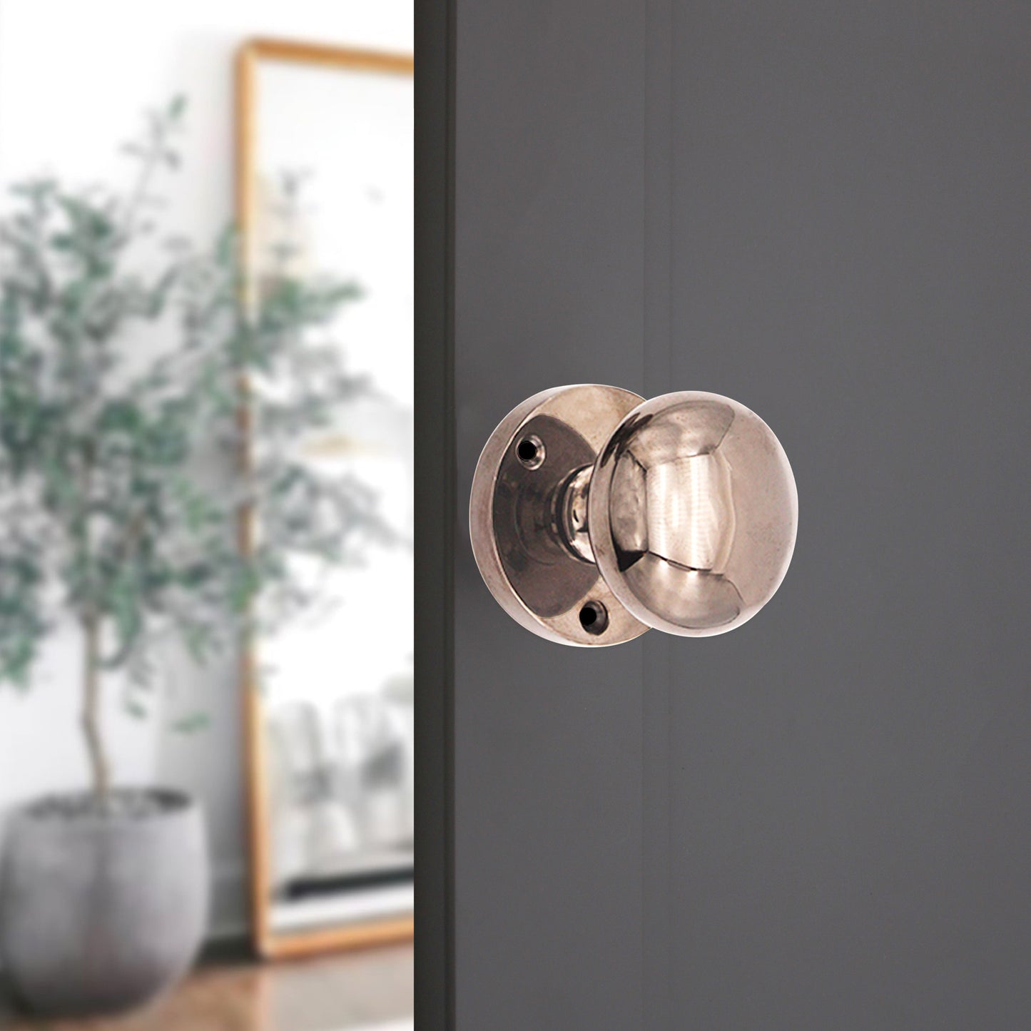 Victorian Door Knob Black Nickel Home Decor