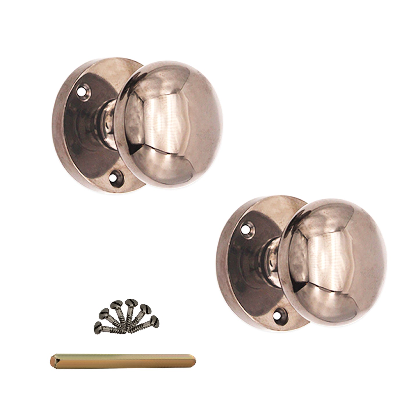Victorian Door Knob Black Nickel Home Decor
