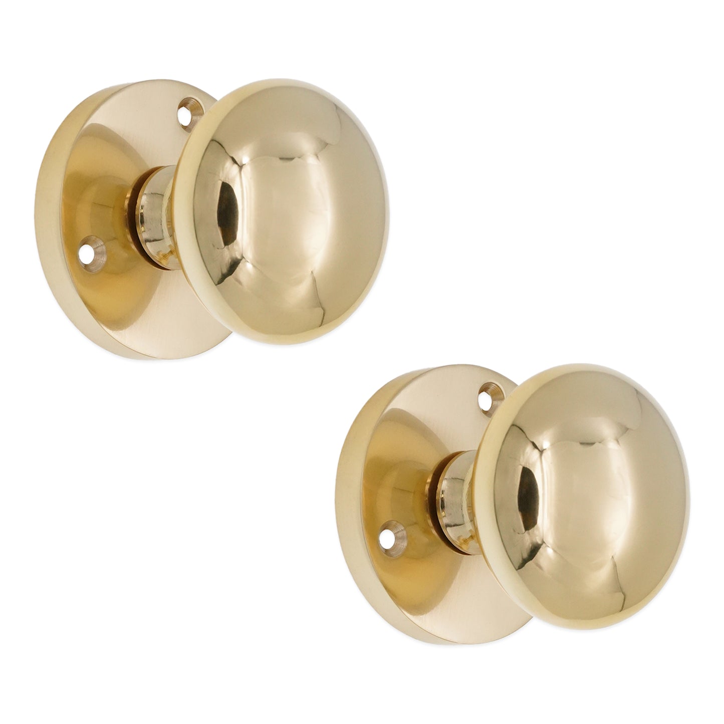 Victorian Door Knob Polished Brass Home Decor