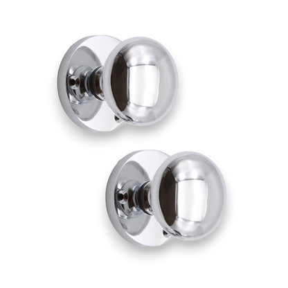 Victorian Mortice Door Knob Polished Chrome Home Decor
