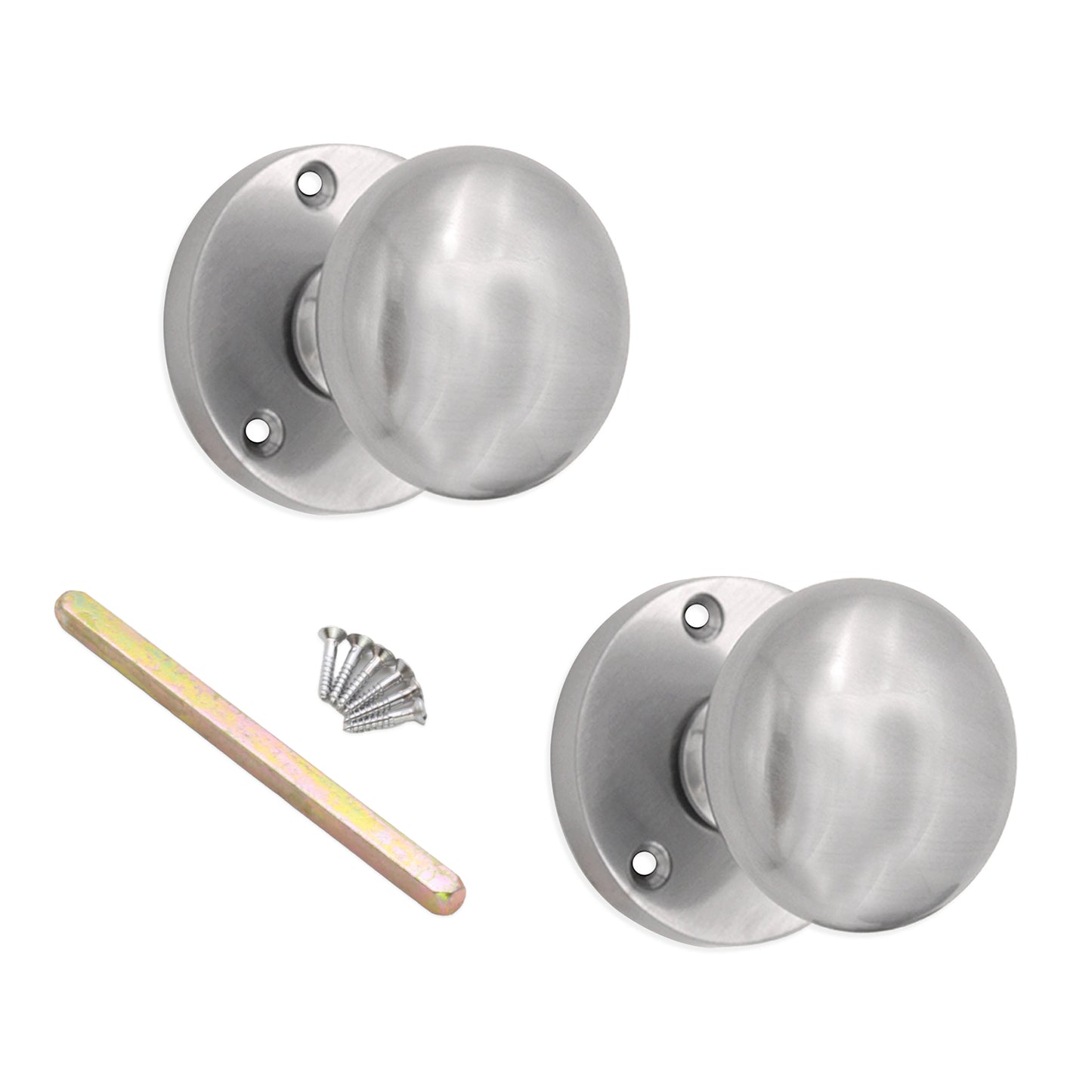 Victorian Door Knob Satin Chrome Home Decor