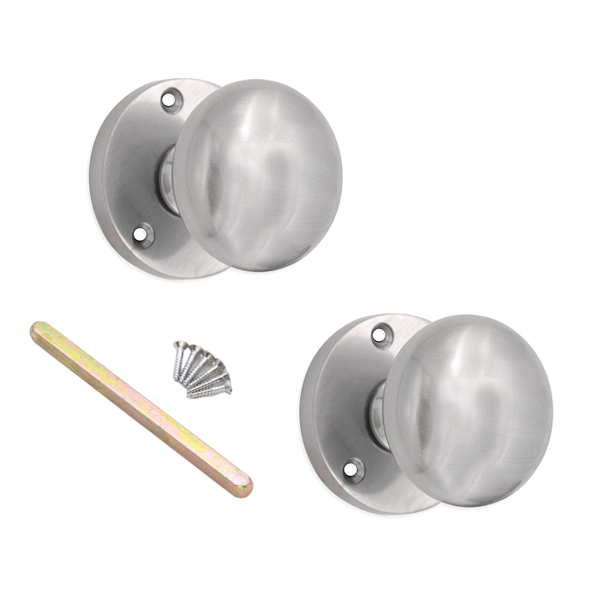 Victorian Door Knob Satin Chrome Home Decor
