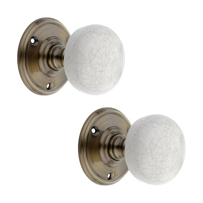 Ceramic Door Knob Antique Home Decor