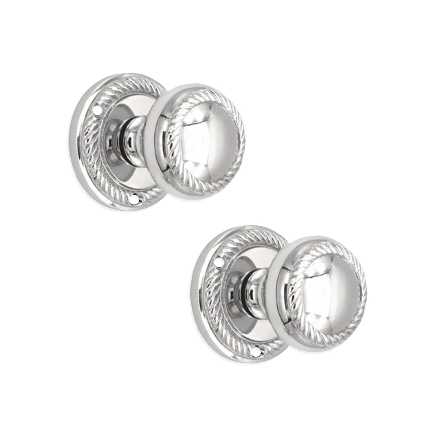 Georgian Door Knob Polished Chrome Home Decor