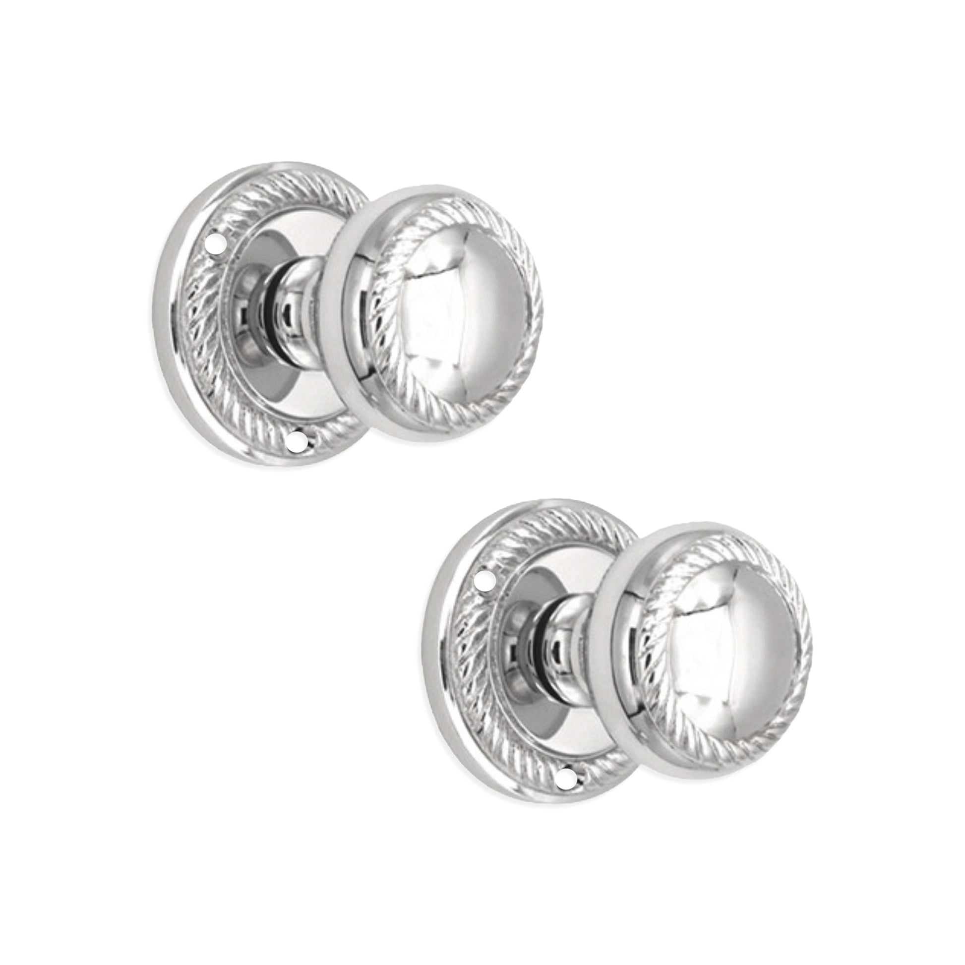 Georgian Door Knob Polished Chrome Home Decor
