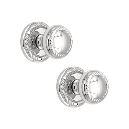 Georgian Door Knob Polished Chrome Home Decor
