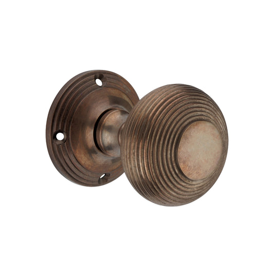 Beehive Mortice Door Knob 55mm Antique