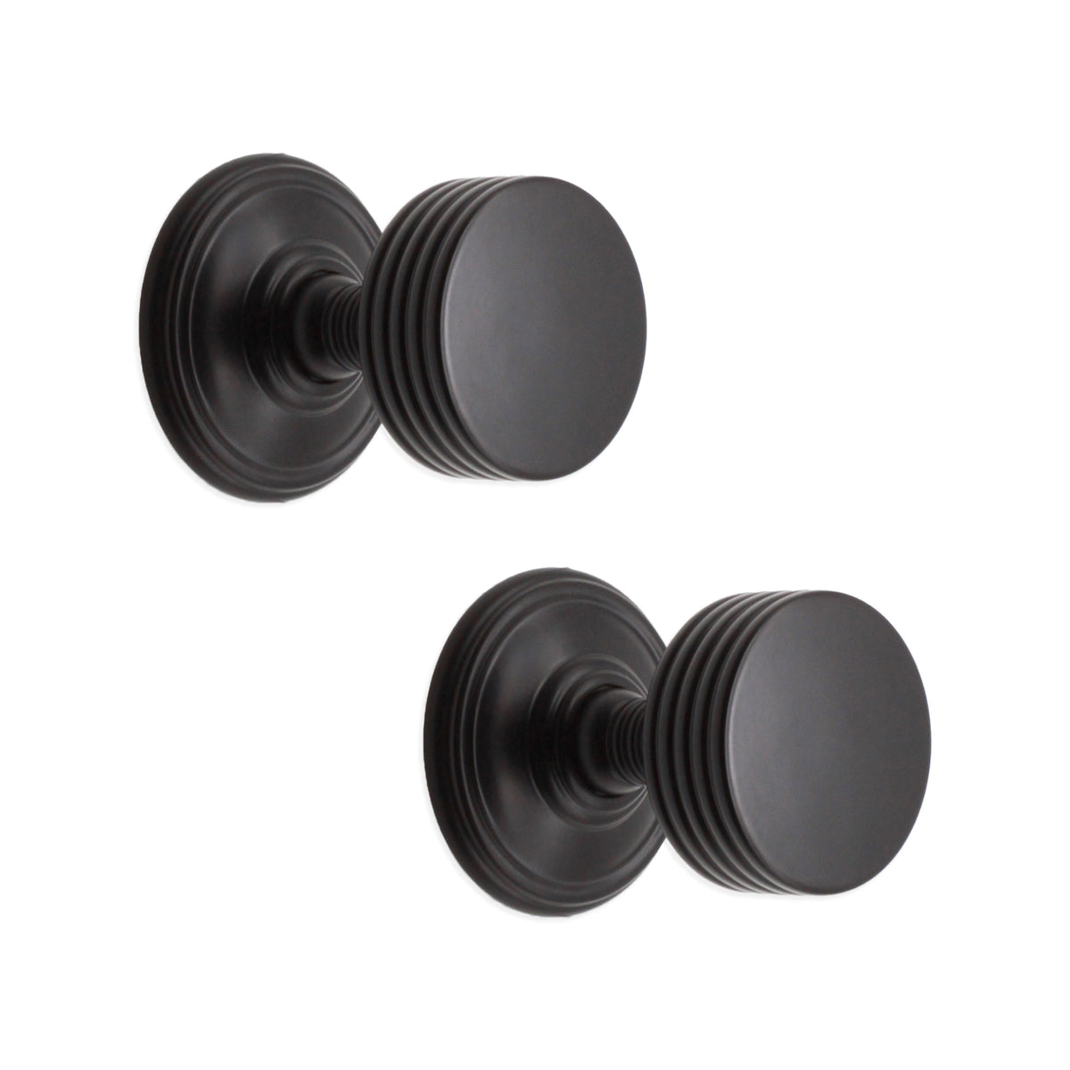 Oxford Mortice Door Knob Matt Black Home Decor