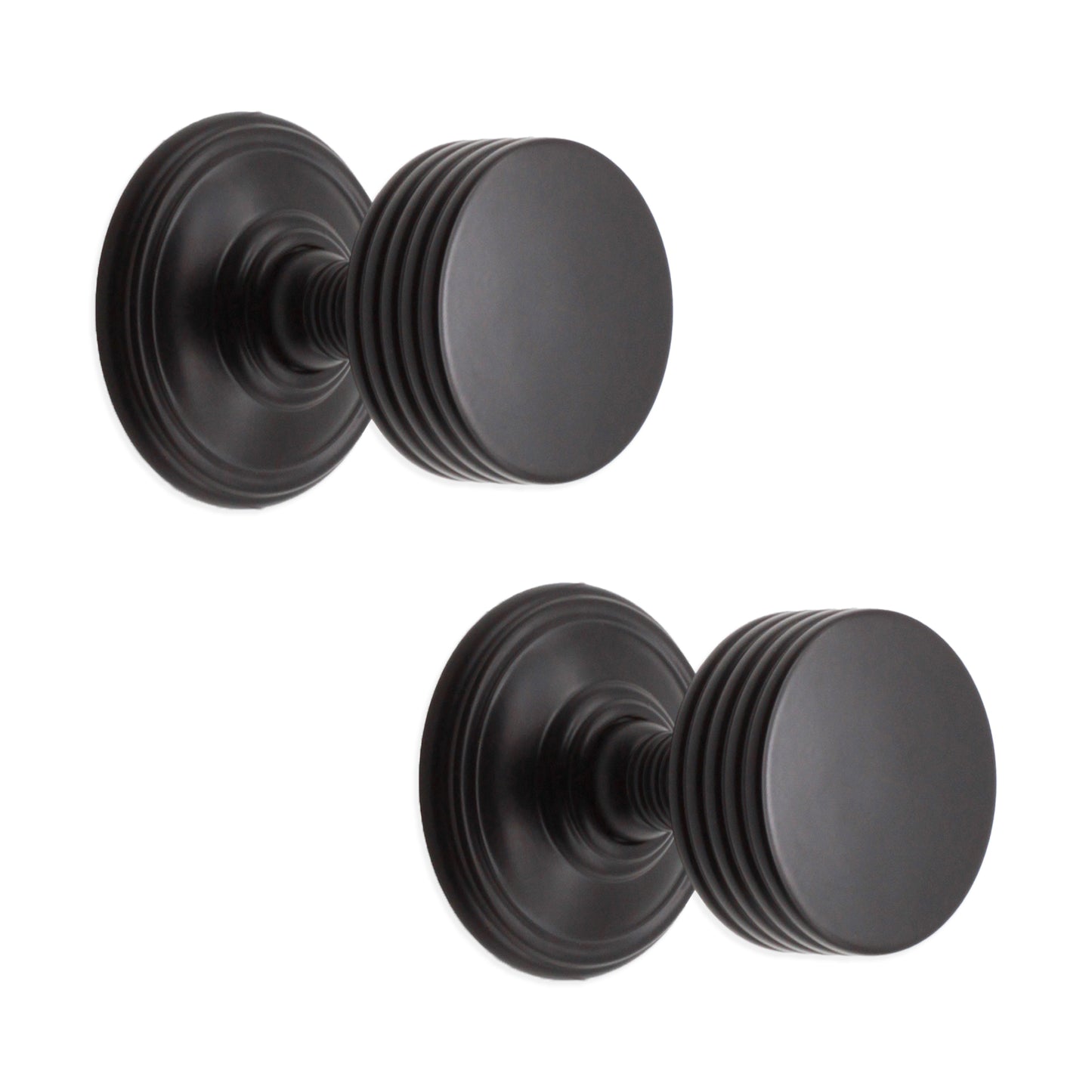 Oxford Mortice Door Knob Matt Black Home Decor