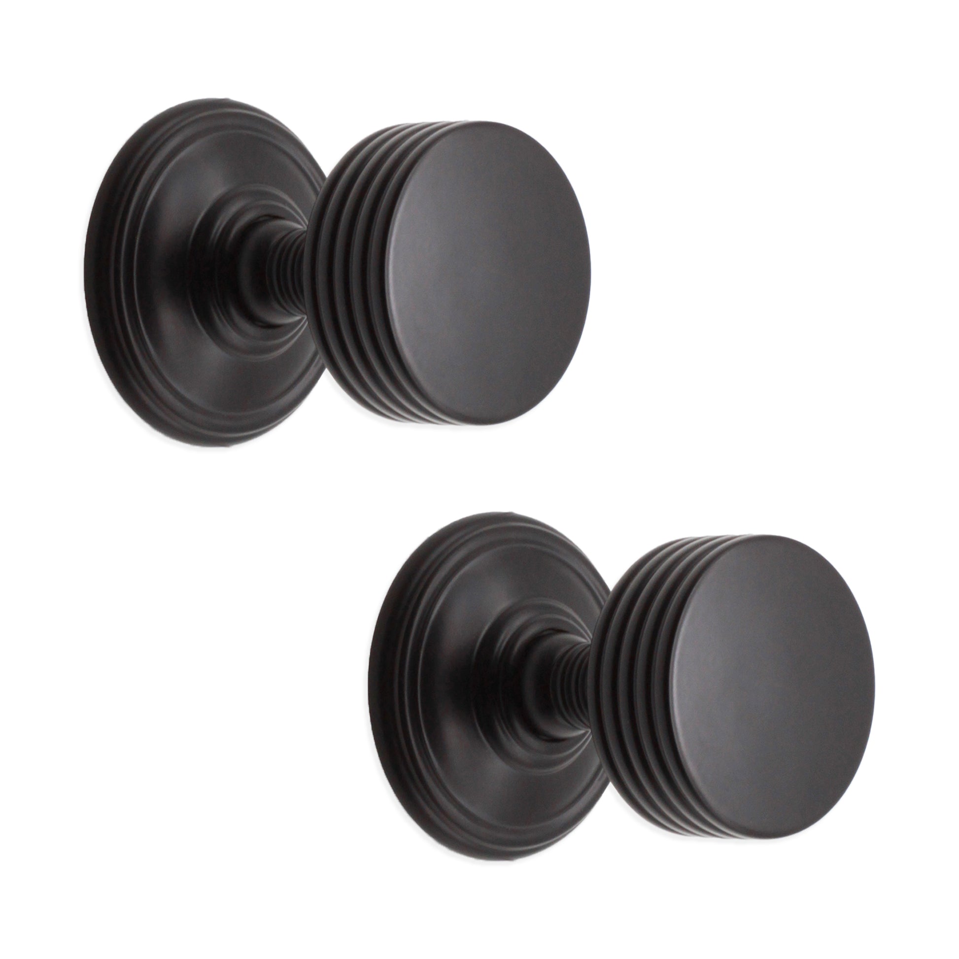 Oxford Mortice Door Knob Matt Black Home Decor