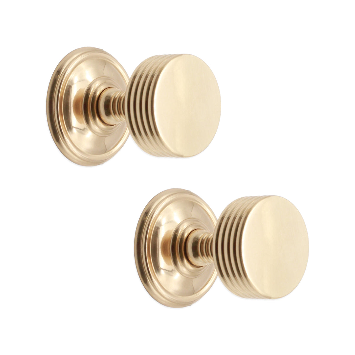 Oxford Mortice Door Knob Polished Brass Home Decor