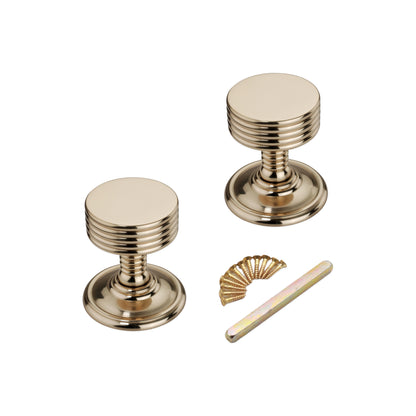 Oxford Mortice Door Knob Polished Brass Home Decor