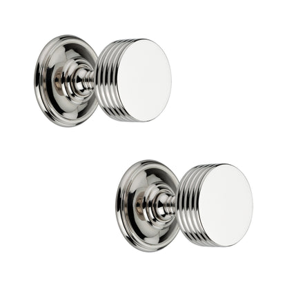 Oxford Mortice Door Knob Polished Nickel Home Decor