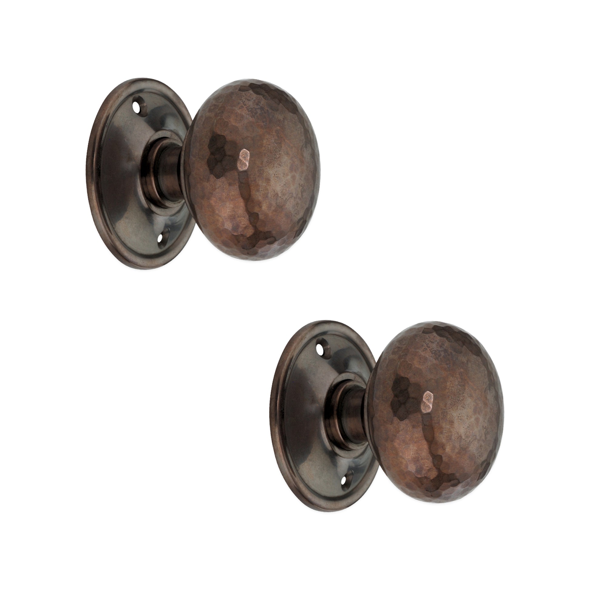 Hammered Cottage Door Knob Antique Home Decor