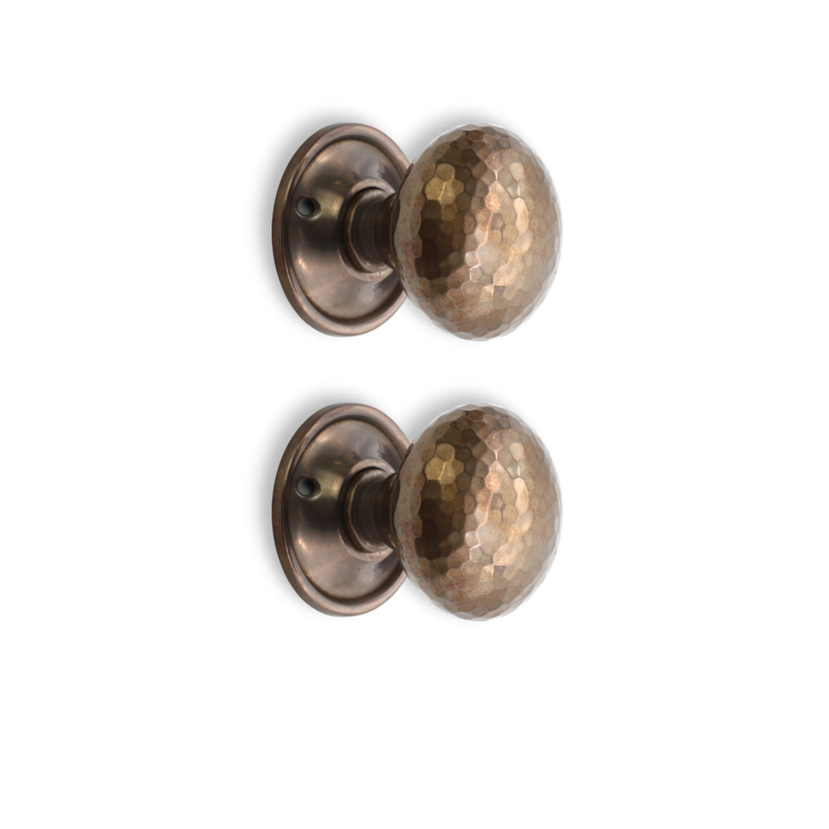 Hammered Rim Door Knob Antique Home Decor