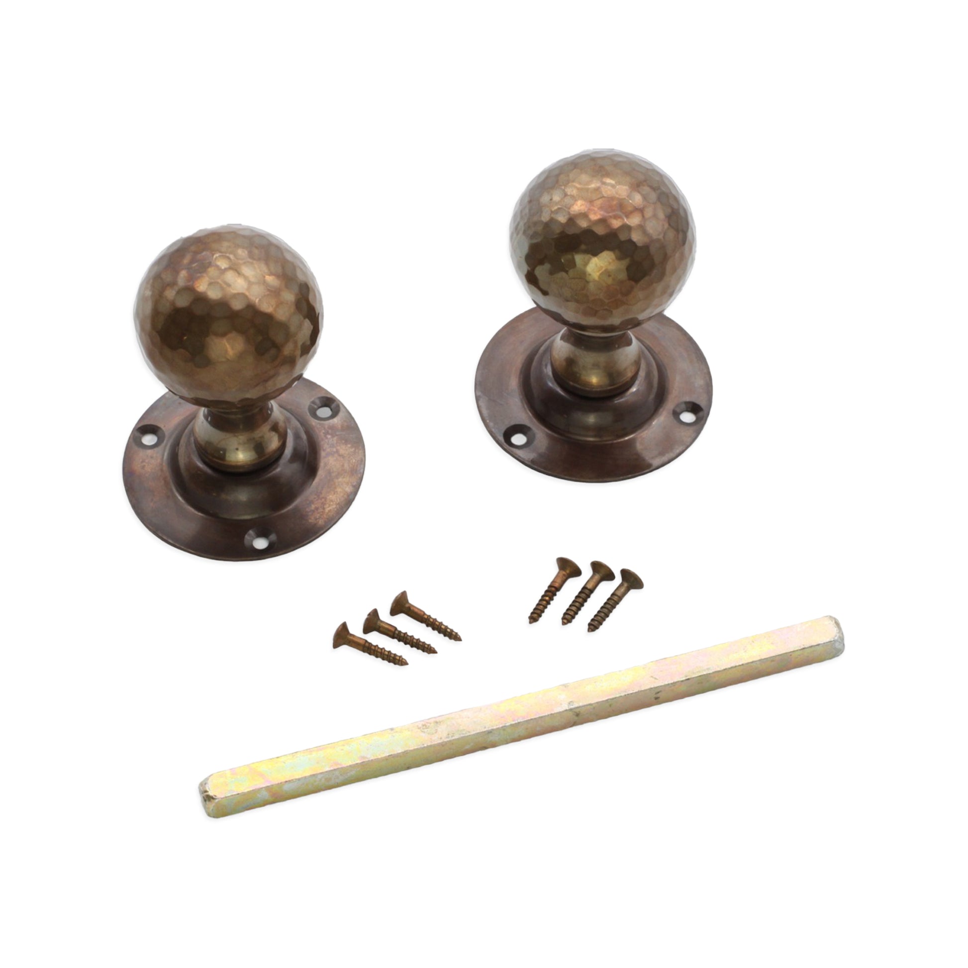 Hammered Ball Door Knob Antique Home Decor