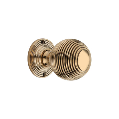 Reeded 60mm Rim/Mortice Door Knob Home Decor
