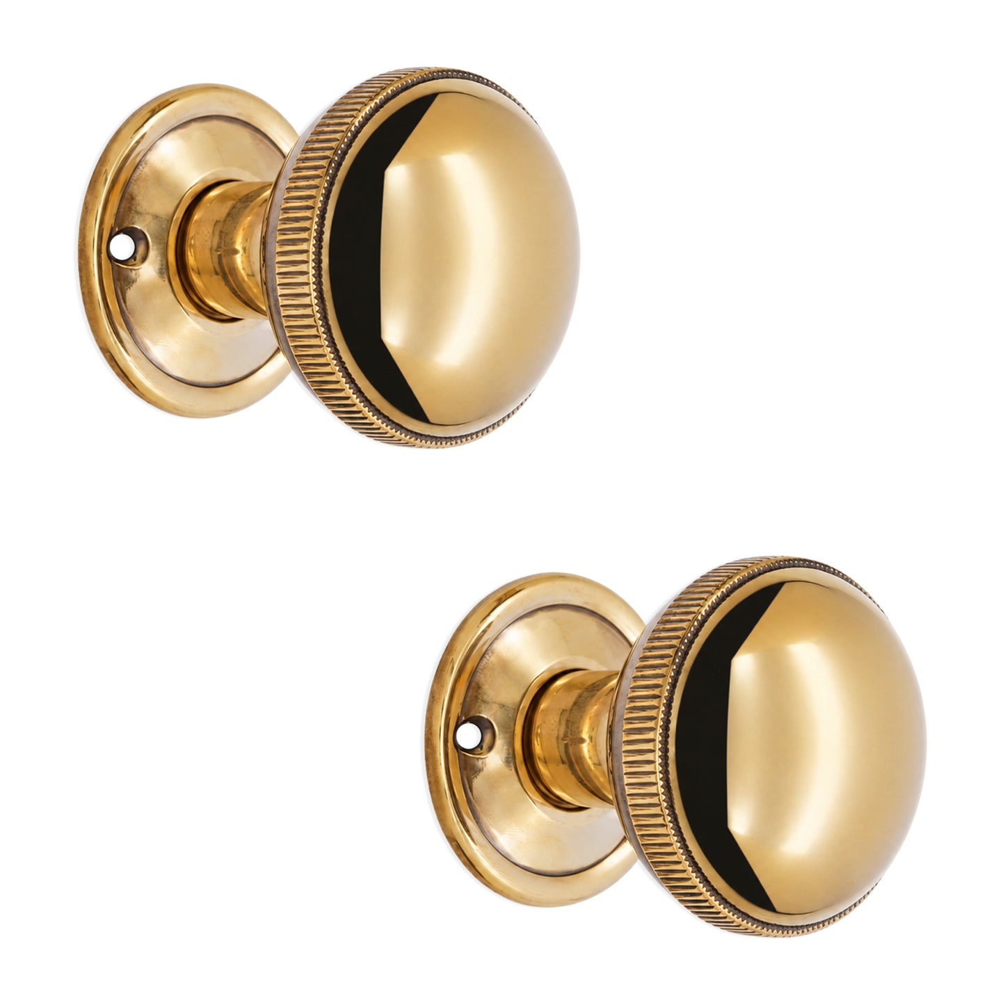 Aged Brass Ball Rim/Mortice Door Knob Home Decor