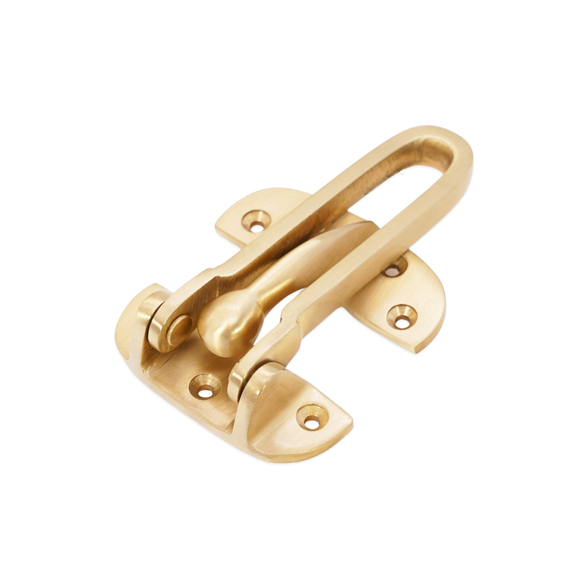Satin Brass Door Guard Home Decor