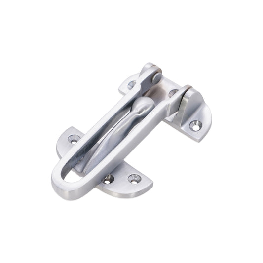 Protection de porte en laiton 105 mm Chrome satiné
