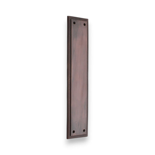 Georgische Fingerplatte, 285 mm, gealterte Bronze